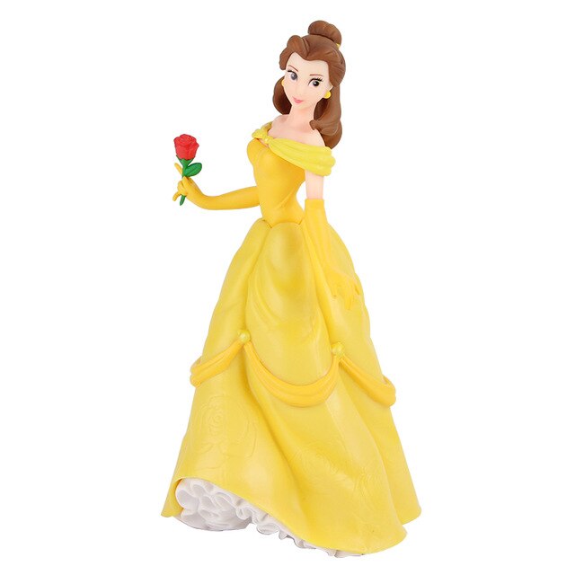 21cm Princess Cinderella Super Premium Action Figure Toy - Large Size Beauty and the Beast Bella Doll for Kids & Collectors