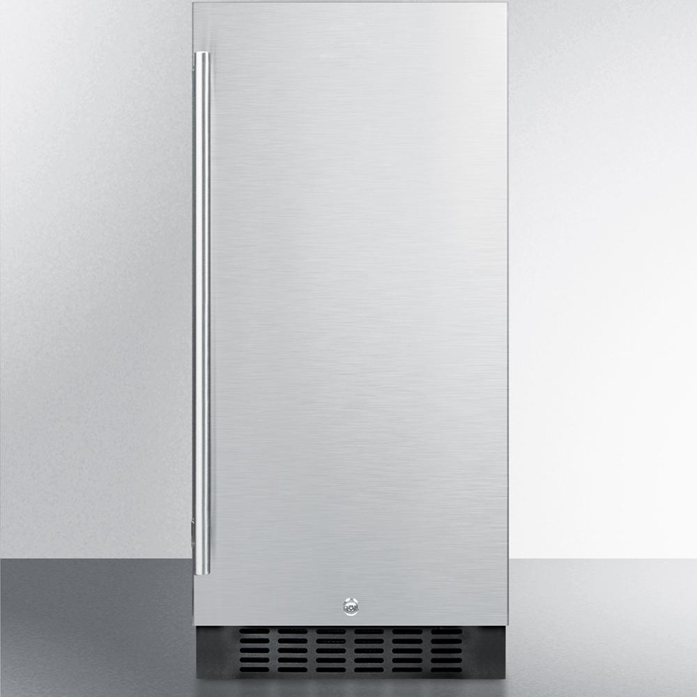 Summit SPR316OSCSS 15 Wide Outdoor Refrigerator in Stainless Steel