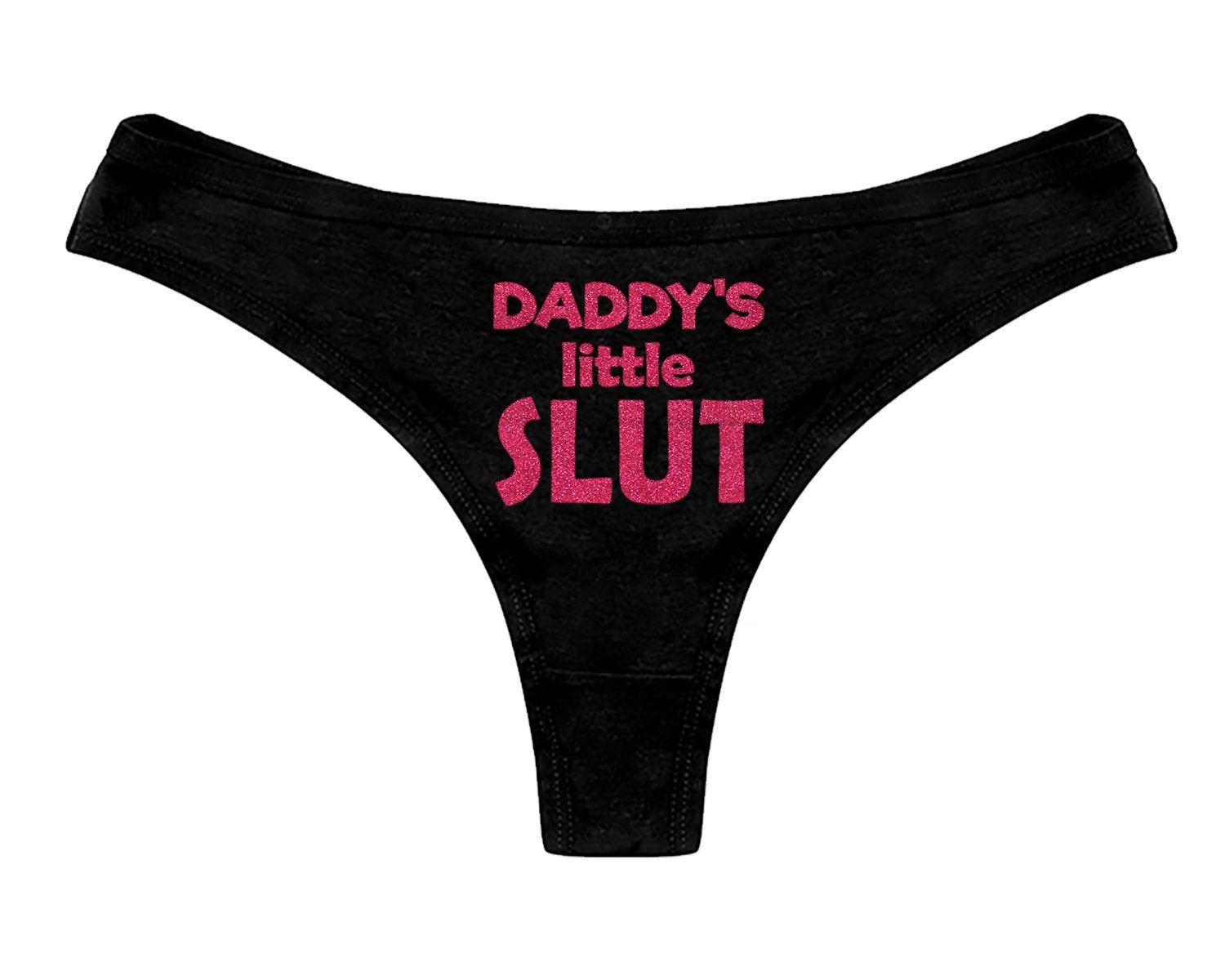 Daddys Little Slut Thong Panties DDLG Clothing Sexy Fun Slut Panty DDLG Womens Thong Panties