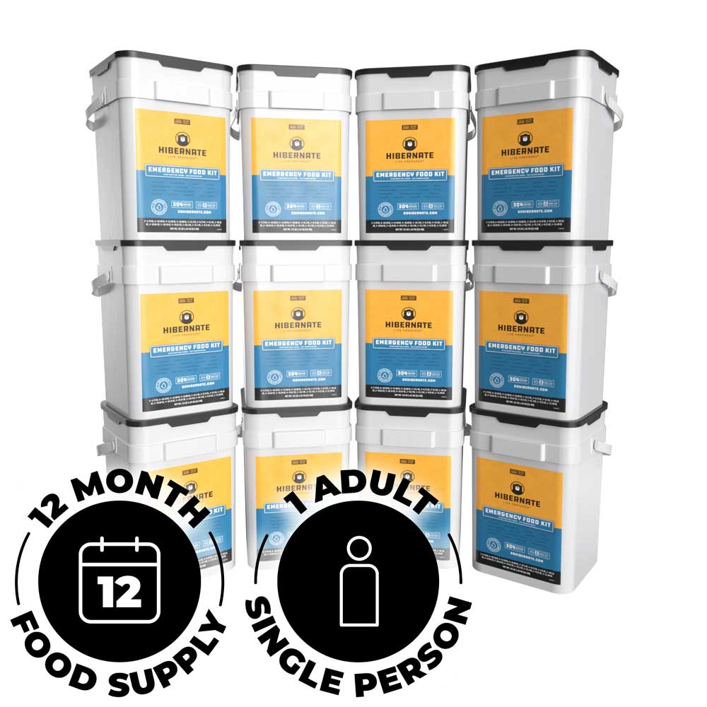 12-Month Premium Food Supply - Delicious & Nutritious Emergency Food Storage