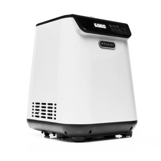 Whynter 1.28 Quart Compact Upright Automatic Ice Cream Maker with Stainless Steel Bowl - White