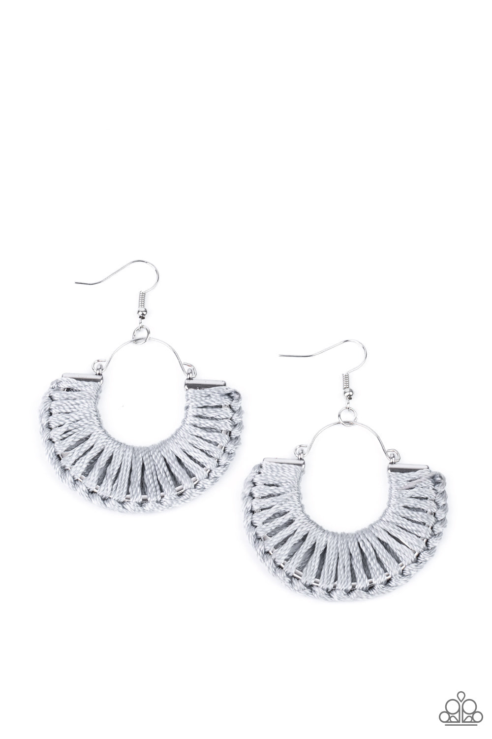 Threadbare Beauty - Silver Boho Earrings