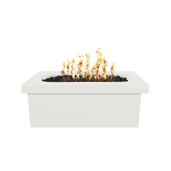 The Outdoor Plus Ramona Rectangular Concrete Fire Table with Free Cover