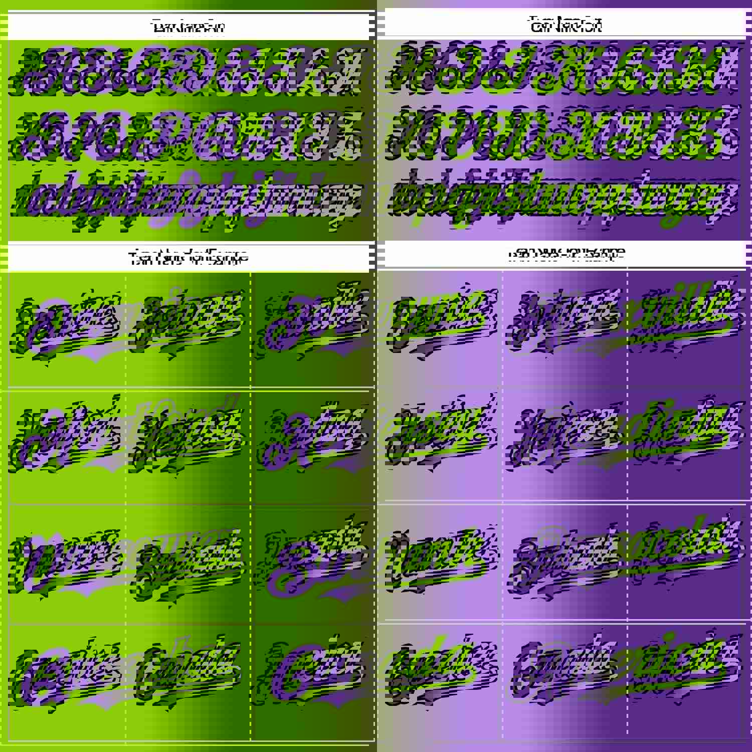 Custom Purple Neon Green-Black Authentic Gradient Fashion Baseball Jersey