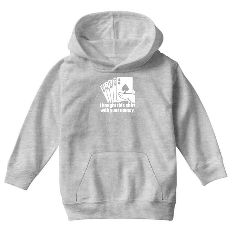Poker Youth Hoodie by MDK ART - Stylish and Comfortable