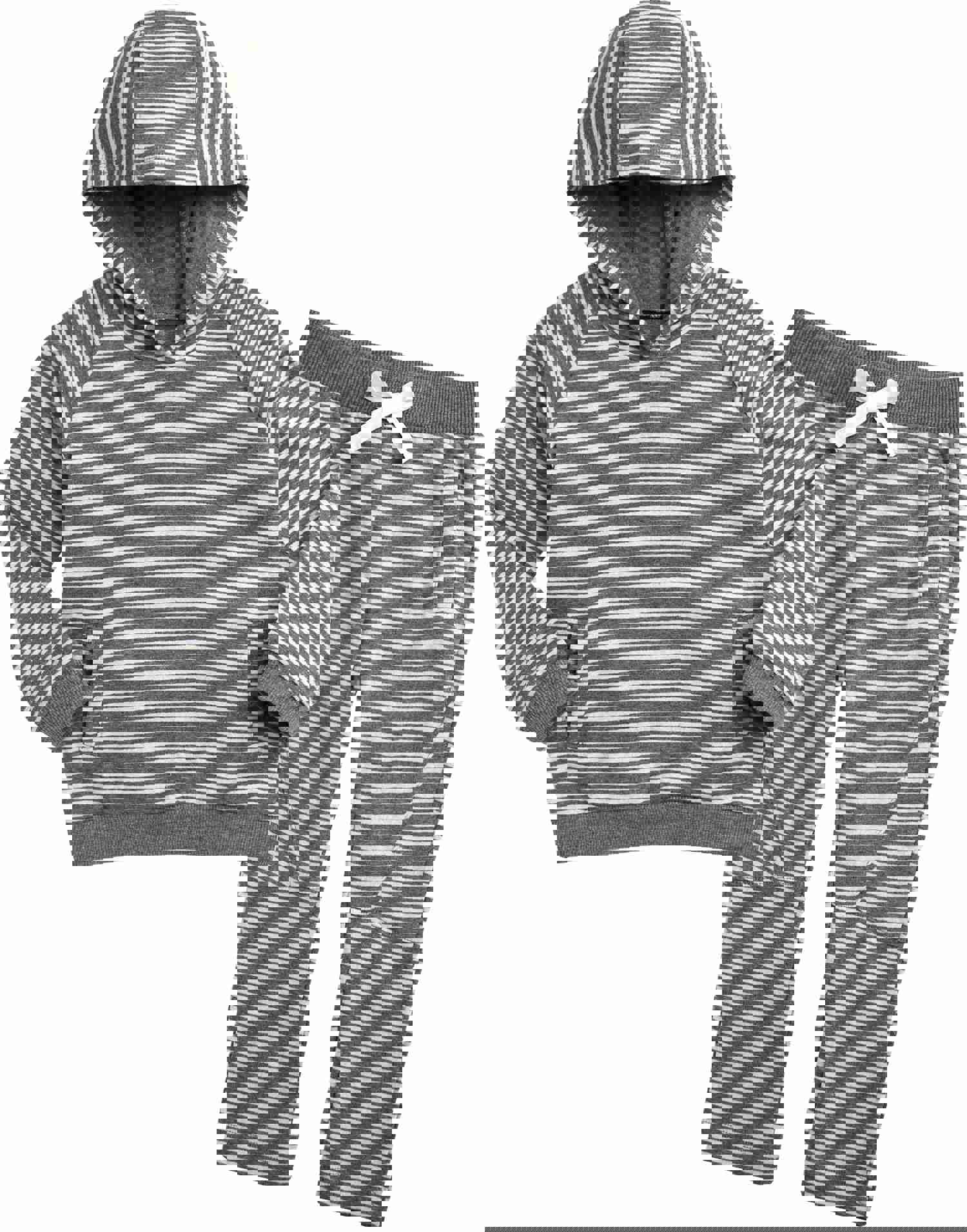 Grey Bengdi Hoodie & Pants Set for Kids