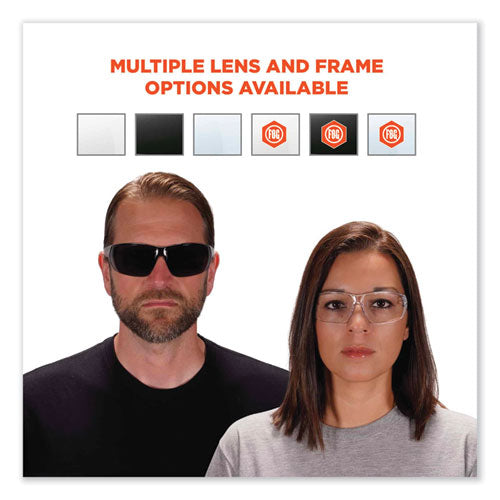 Skullerz Vali Frameless Safety Glasses - Lightweight, UV Protection, Full Vision