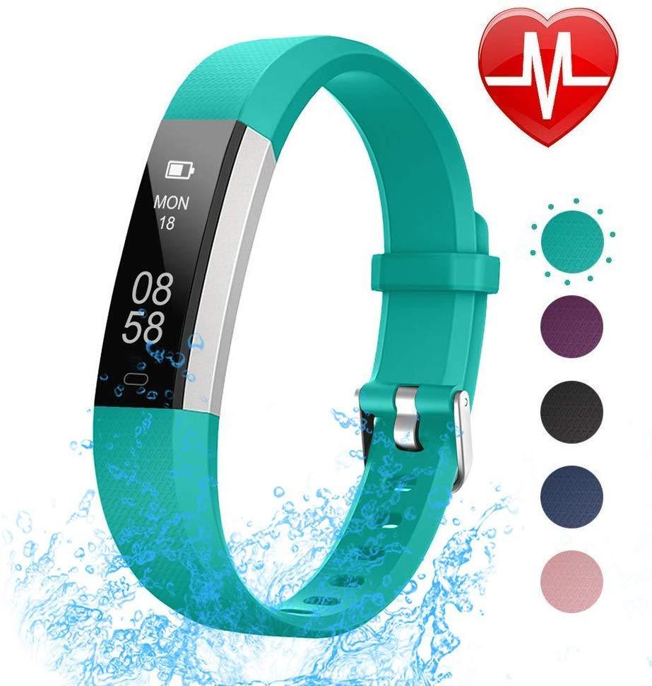 LETSCOM Fitness Tracker with Heart Rate Monitor, Activity & Sleep Tracker for All Ages