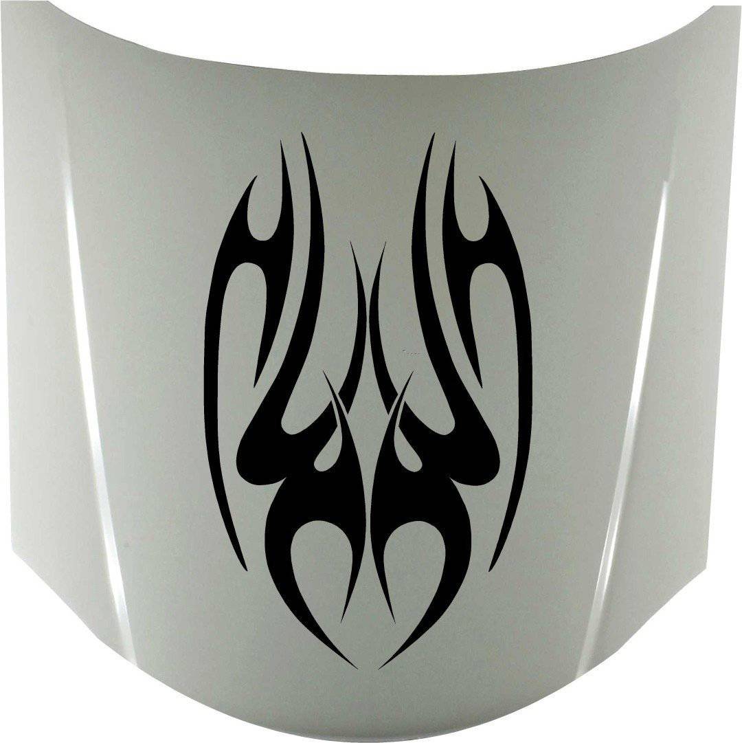 Auto Truck Car Hood Flames Tribal Graphics Decals B705 - High Gloss Vinyl Stickers for Vehicles
