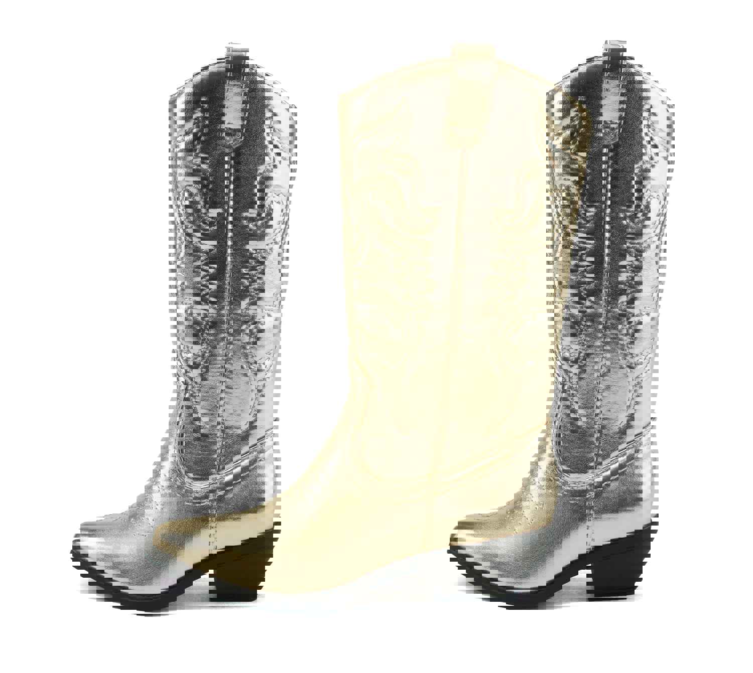 SODA Cowboy Boots Reno - Western Boots with High Pull On Tabs