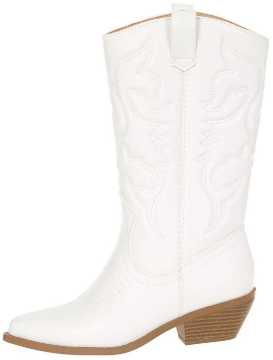 SODA Cowboy Boots Reno - Western Boots with High Pull On Tabs