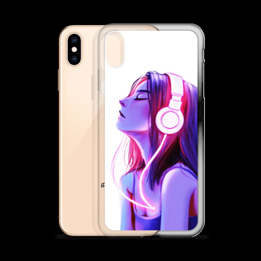 Music Girl iPhone Case - Sleek Protection with Wireless Charging