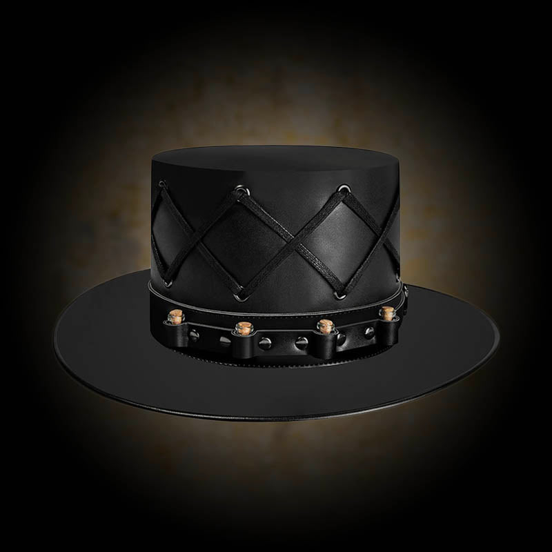 The Potions Black Hat - Durable and Stylish Plague Doctor Accessory