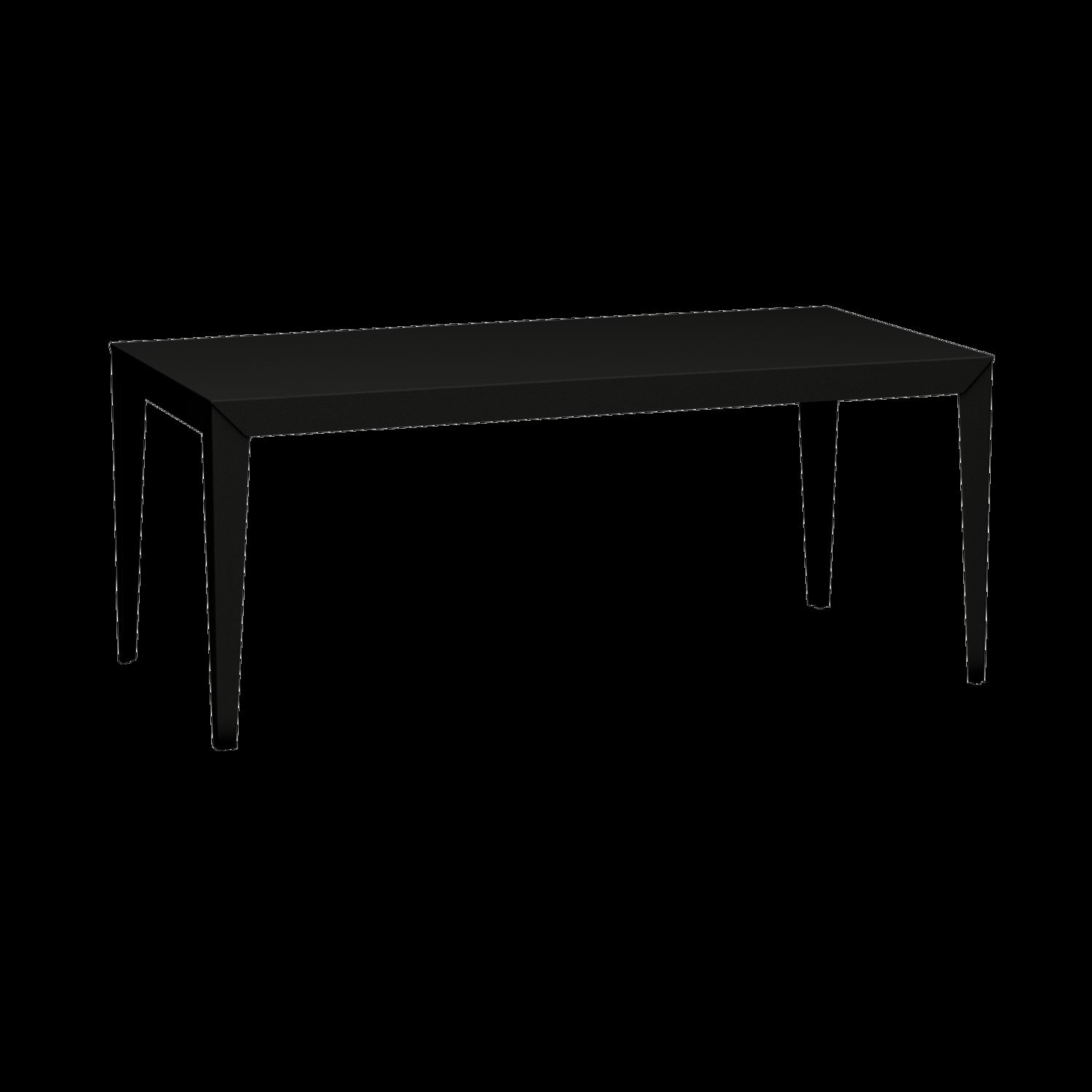 Zef Outdoor Rectangular Dining Table 71x35 - Customizable for Any Outdoor Gathering