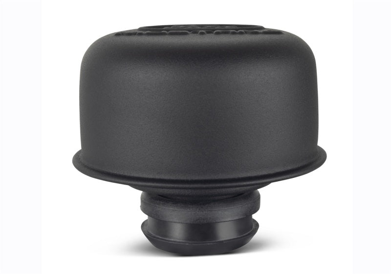 Ford Racing Black Crinkle Finish Breather Cap with Ford Mustang Logo