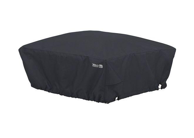 Legacy Square Fire Pit with Electronic Ignition - Includes Free Cover