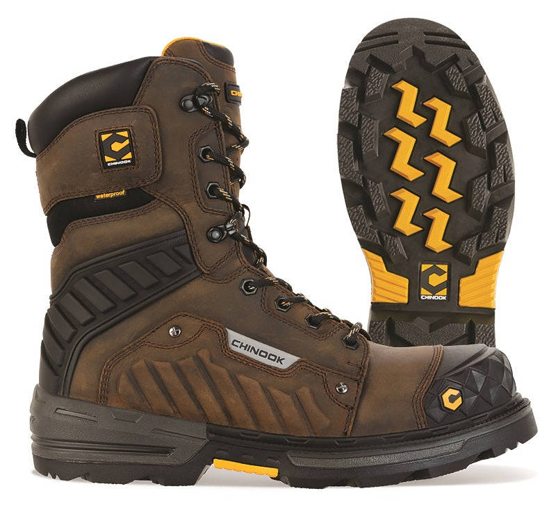 Scorpion C/T Waterproof 9 Brown Boot - Durable Men's Work Boot