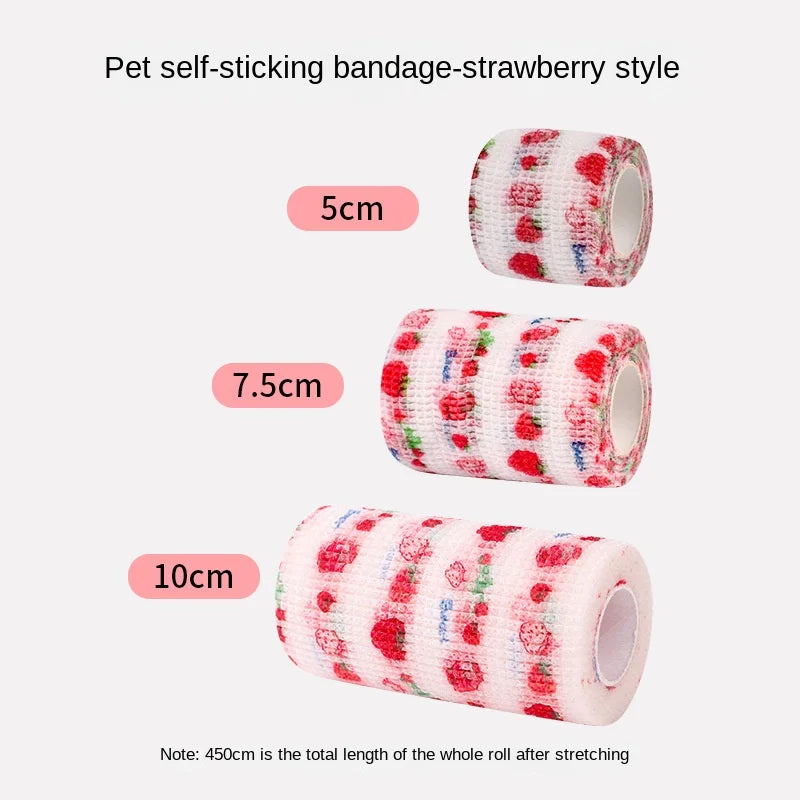Pet-Friendly Self-Adhesive Bandage for Dogs Outdoor Activities