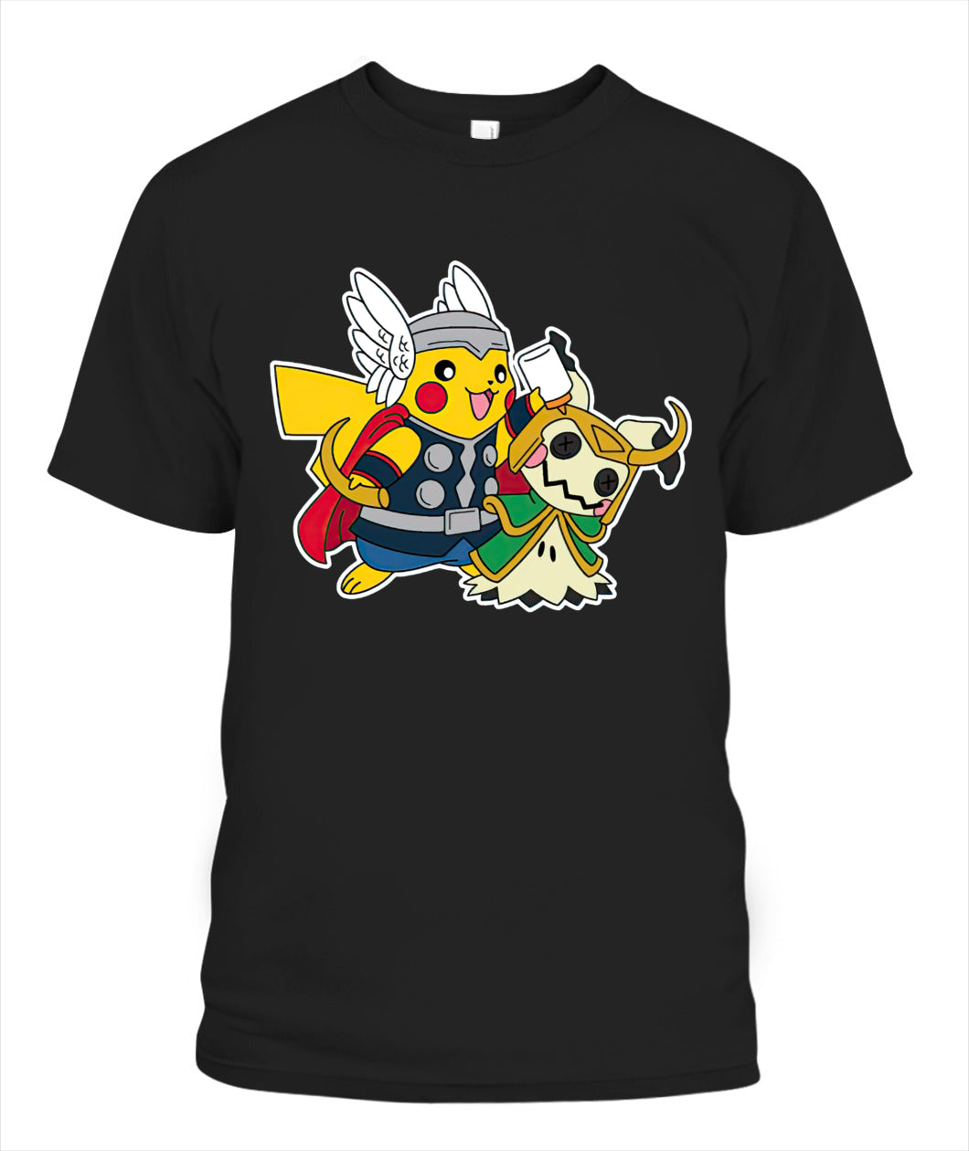 Pikathor and Lokyu Custom Graphic Apparel - Unisex Cotton T-Shirt