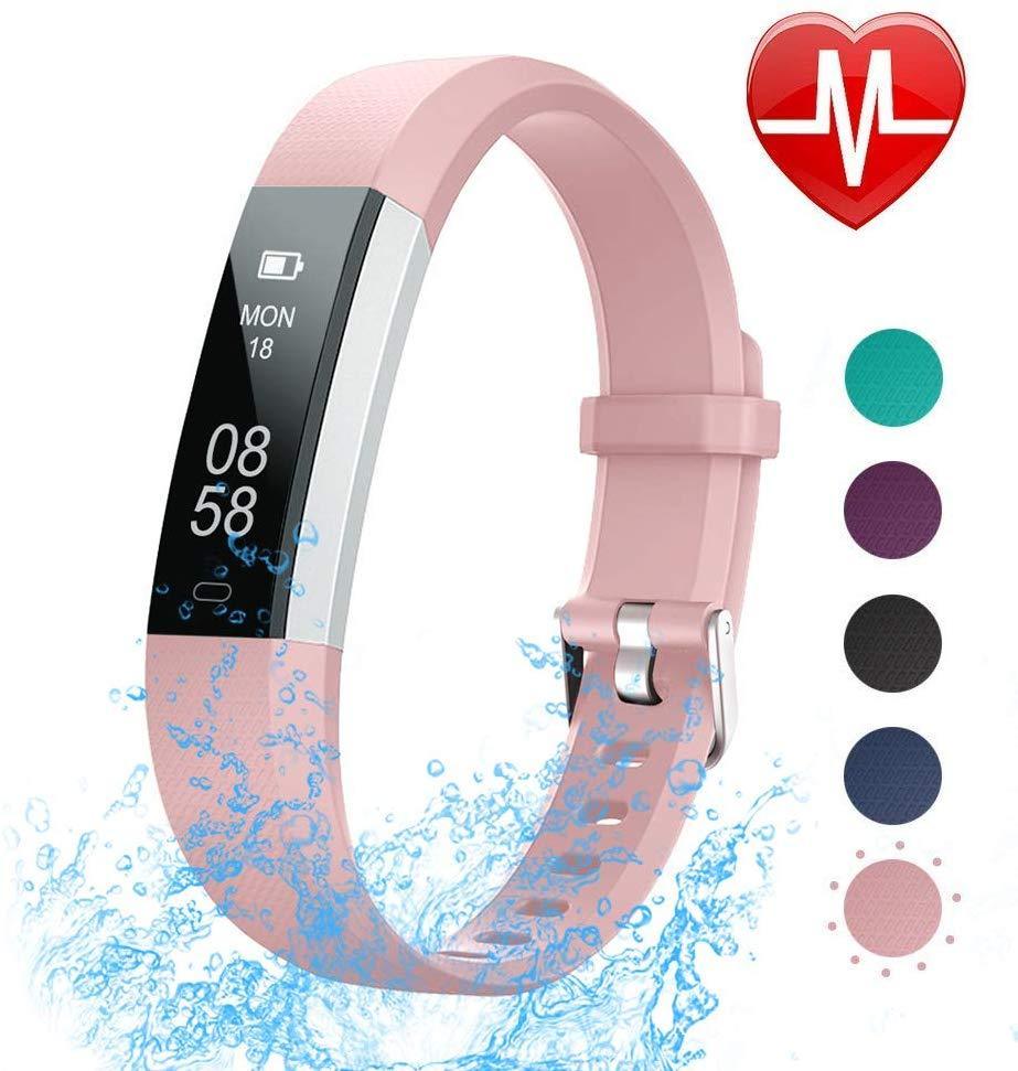 LETSCOM Fitness Tracker with Heart Rate Monitor, Activity & Sleep Tracker for All Ages
