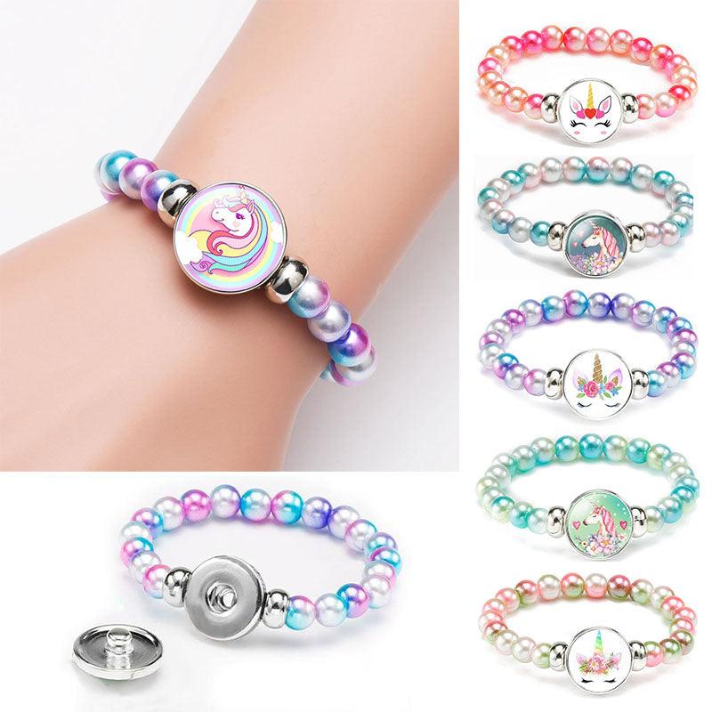 Unicorn Bracelet Bangle for Kids Birthday Party and Baby Shower Gifts