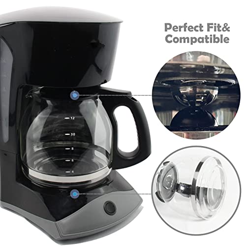 Cestlaive 12-Cup Replacement Coffee Carafe for Mr. Coffee, Sunbeam, and Oster Coffee Makers