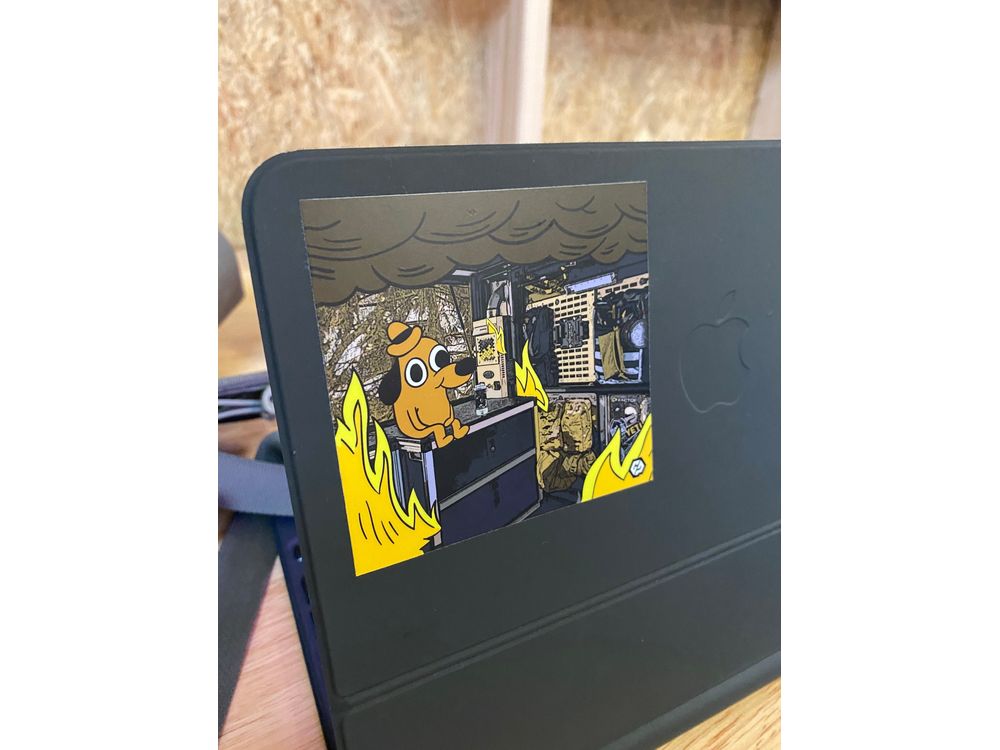 V2 Dog Patch and Sticker - Limited Edition for Canopy Camper Owners