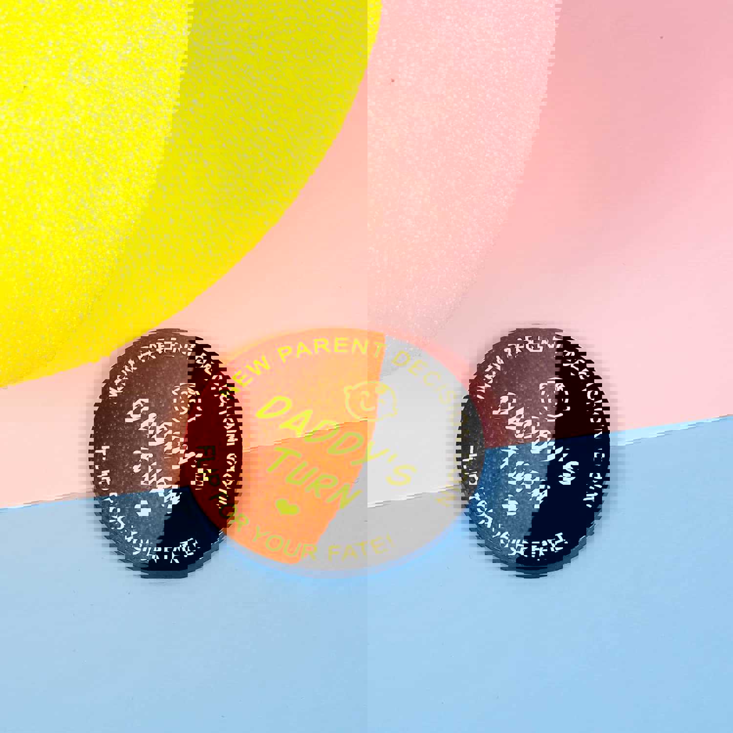 Doubled-Sided Prank Coin - Funny Gift for New Moms and Dads