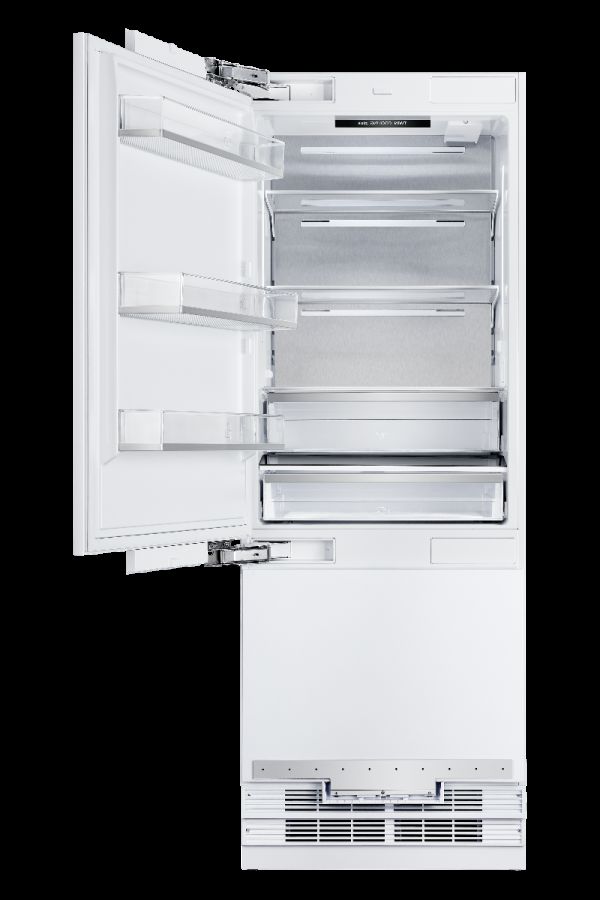 Hallman 60 Built-in Refrigerator with Interior Filtered Water Dispenser and Automatic Ice Maker