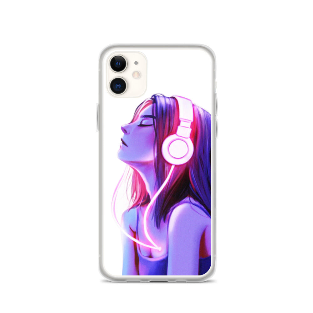 Music Girl iPhone Case - Sleek Protection with Wireless Charging