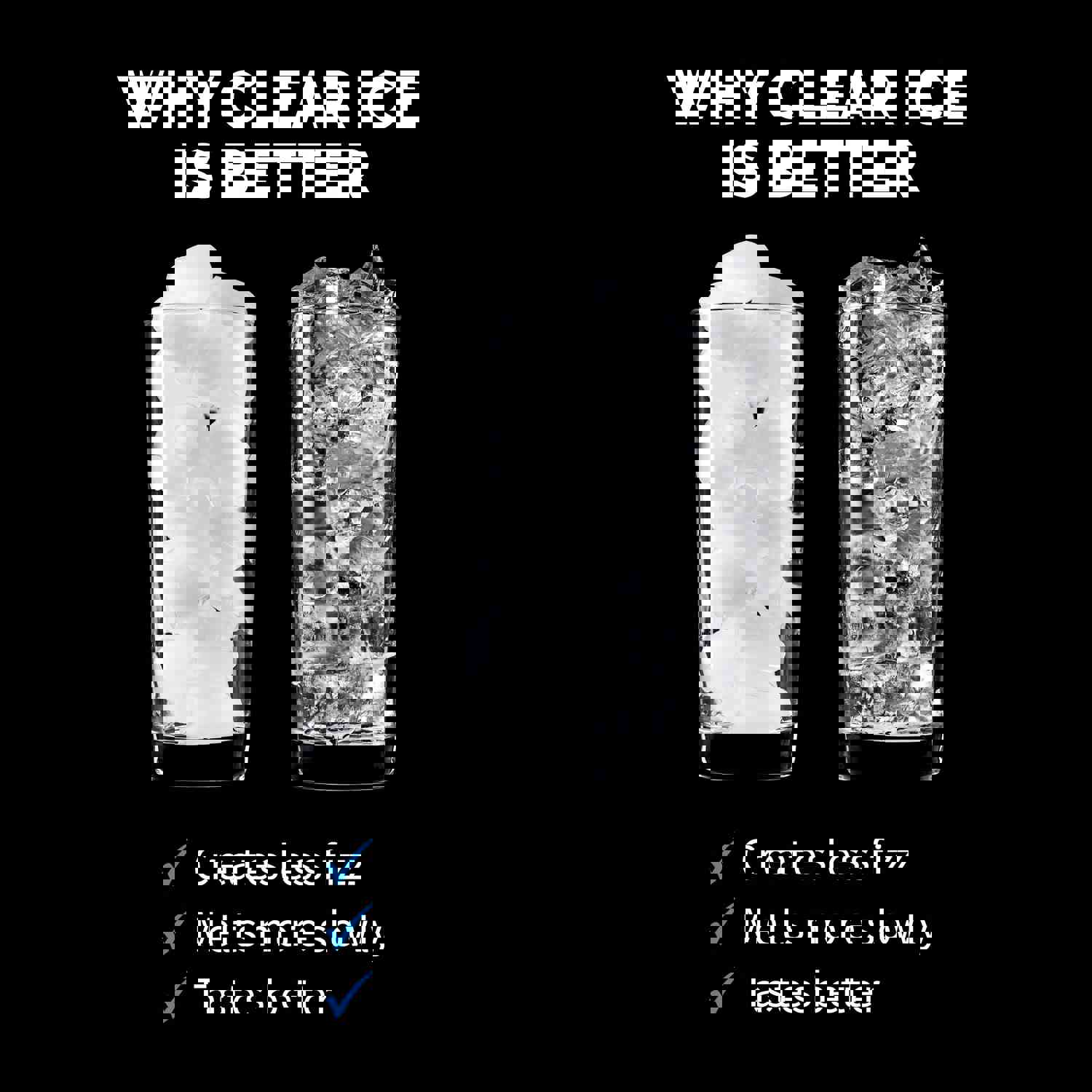 Newair Countertop Clear Ice Maker, 40 lbs. of Ice a Day with Easy to Clean BPA-Free Parts