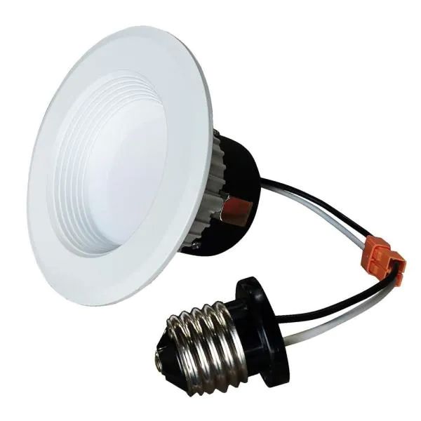 8Watt 3-Inch ENERGY EFFICIENT ETL Dimmable LED Downlight Retrofit Baffle Recessed Lighting, 3000K Warm White