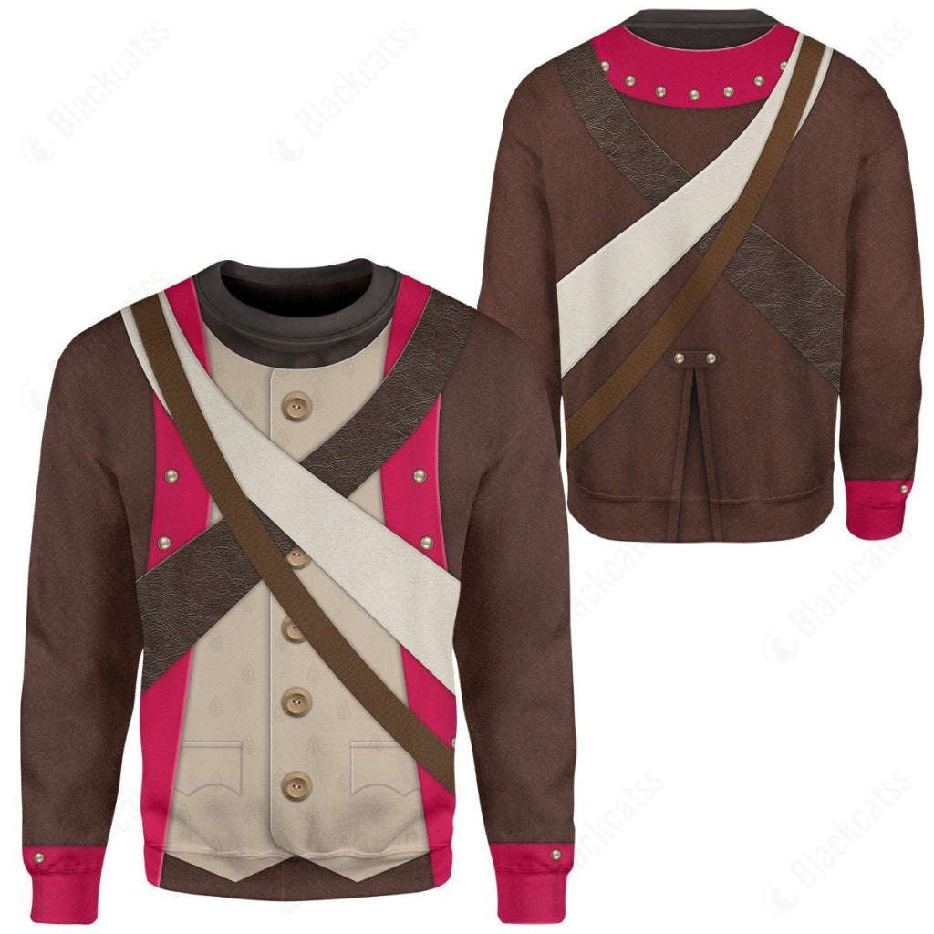 Historical American Infantry-6th Continental Regiment Apparel
