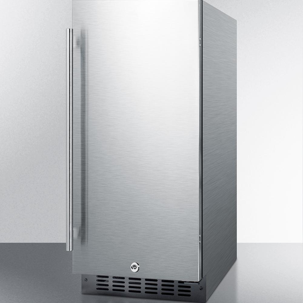 Summit SPR316OSCSS 15 Wide Outdoor Refrigerator in Stainless Steel