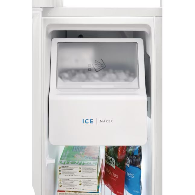 Frigidaire 25.6-cu ft Side-by-Side Refrigerator with Ice Maker, Water and Ice Dispenser (White) ENERGY STAR