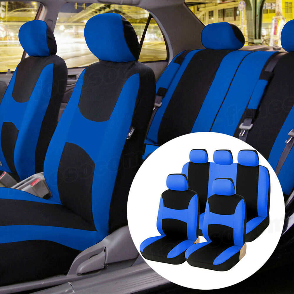 5-Piece Car Seat Cover Set - Full Front and Rear Protection