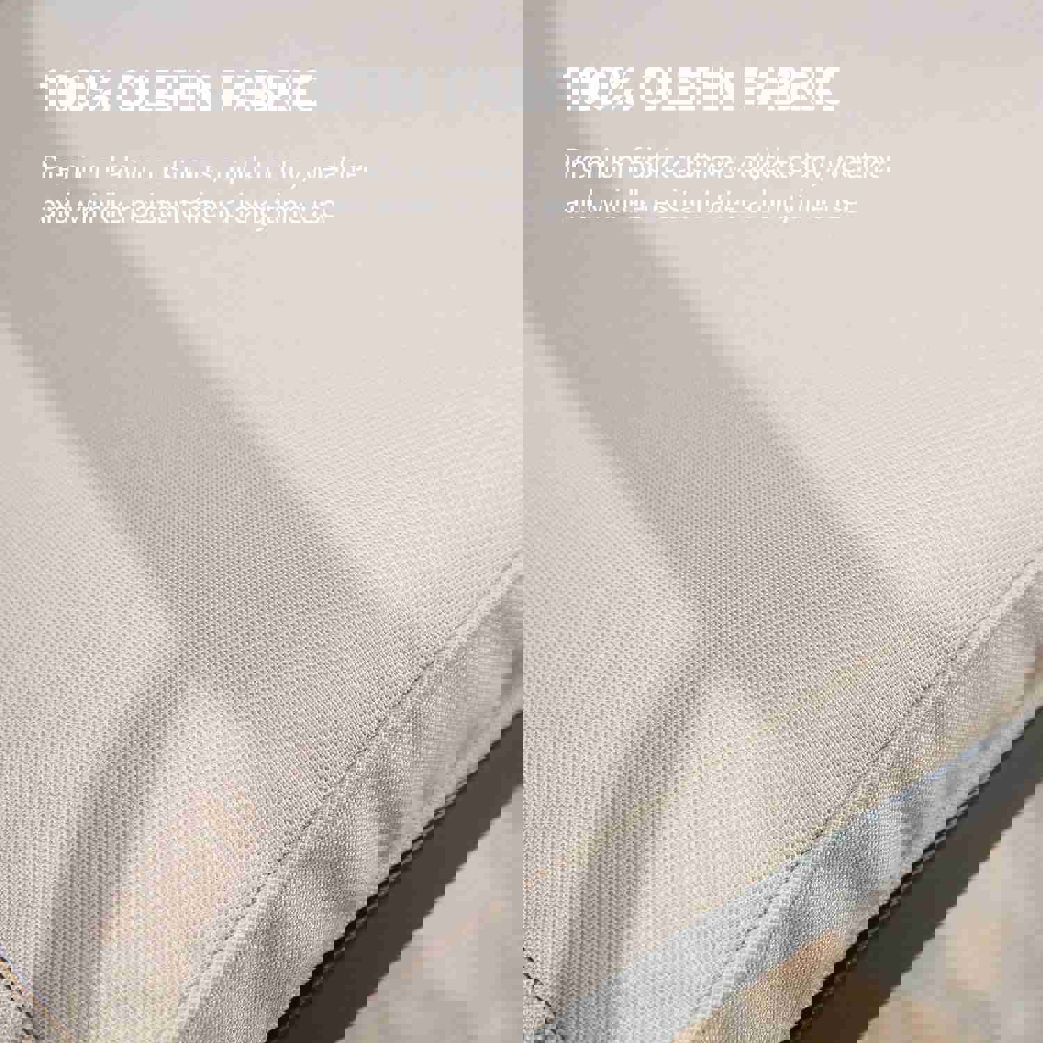 5-Piece Outdoor Patio Bar Set with Swivel Stools and Beige Cushions