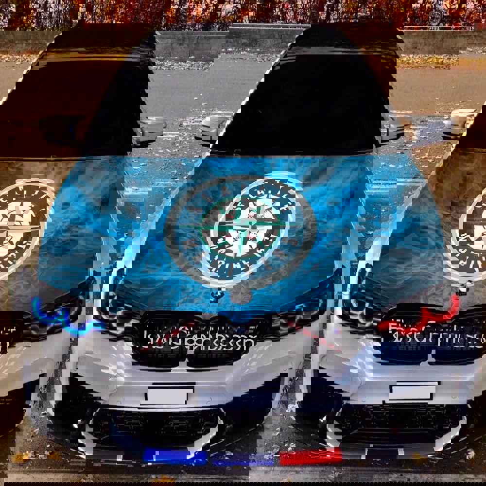 Seattle Mariners Itasha Car Vinyl Hood Wrap Decal Sticker