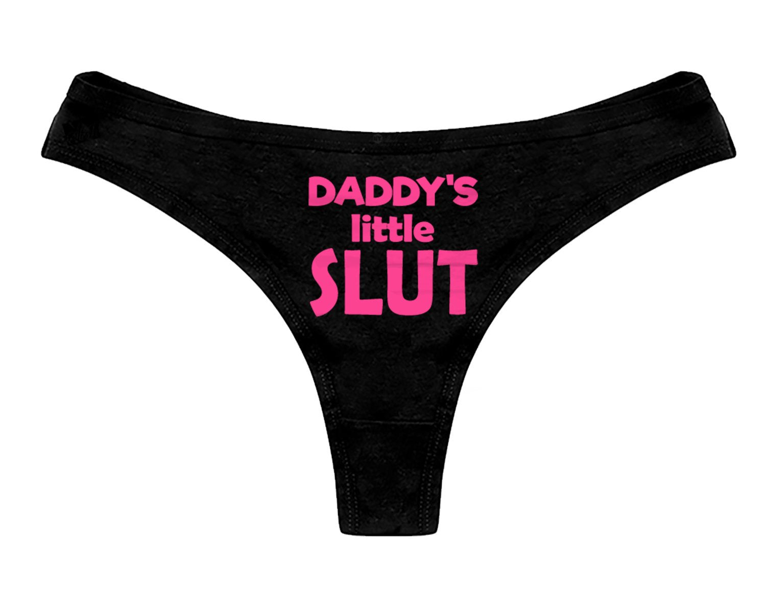 Daddys Little Slut Thong Panties DDLG Clothing Sexy Fun Slut Panty DDLG Womens Thong Panties