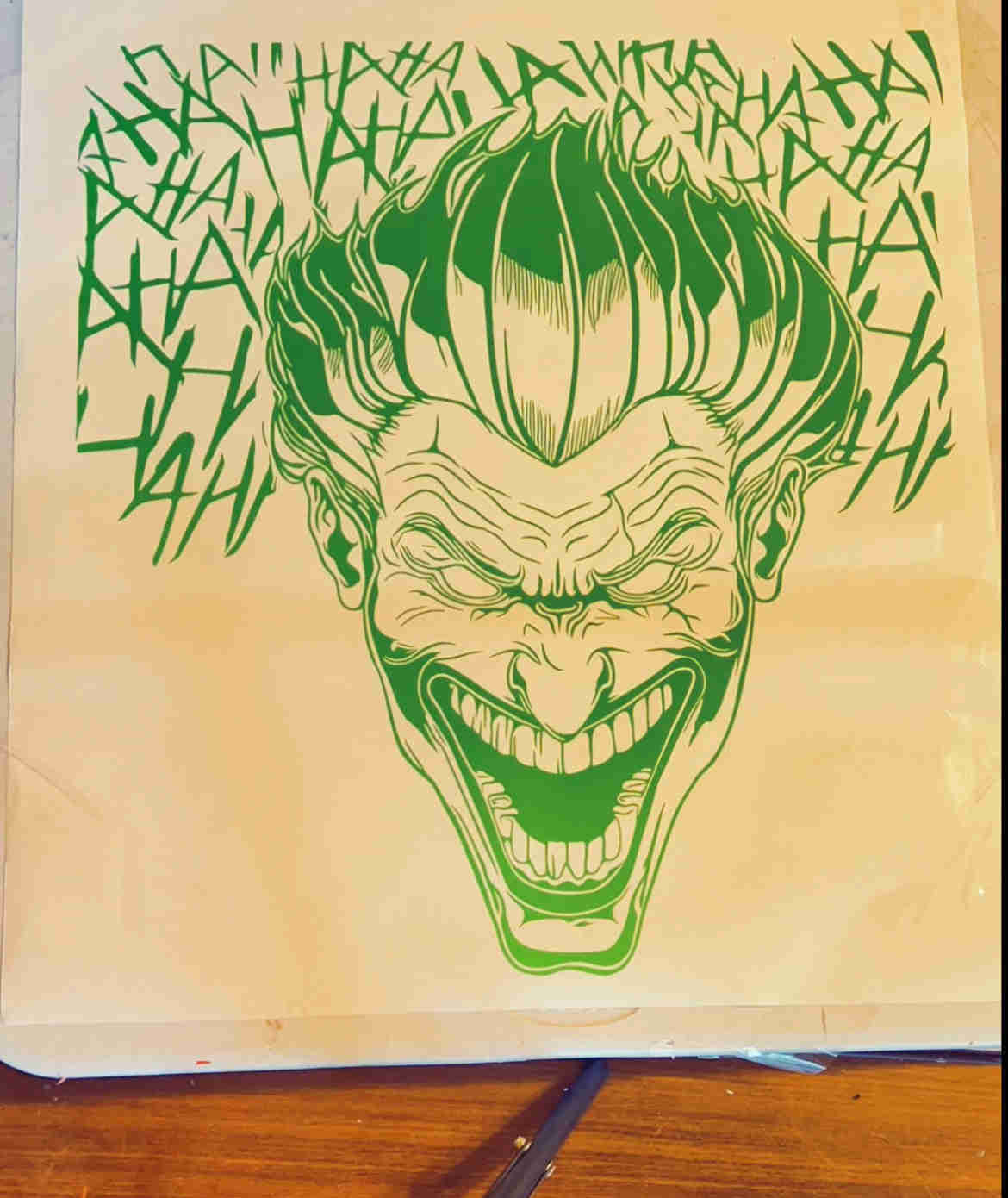 Large Clown Graphic Car Sticker | Vinyl Decal | Removable Anime Design | Birthday & Fathers Day Gift