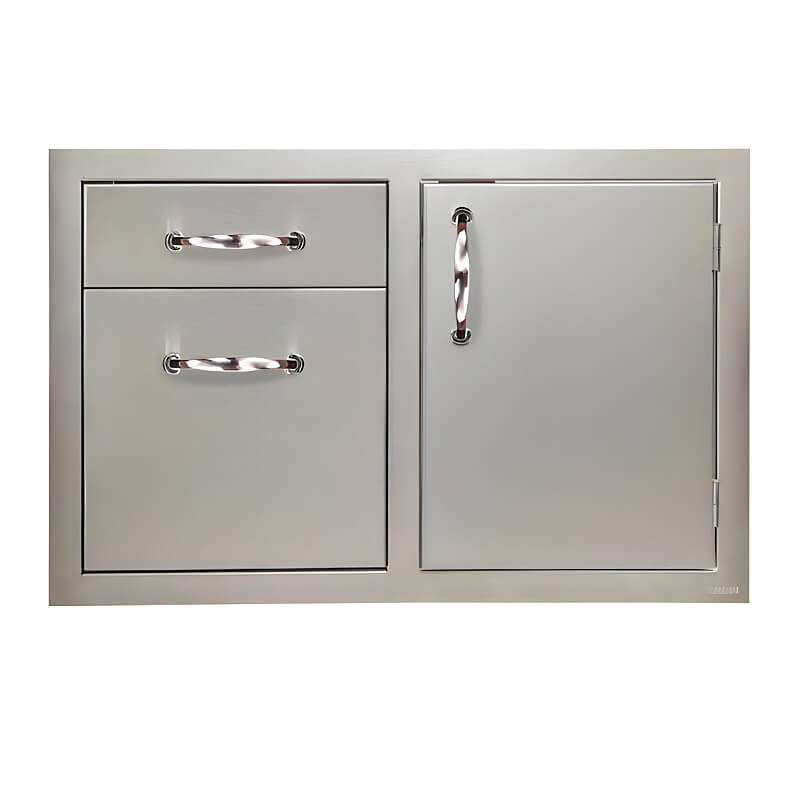 Artisan 36-Inch Single Access Door & Double Drawer Combo - ARTP-DDC-36SC