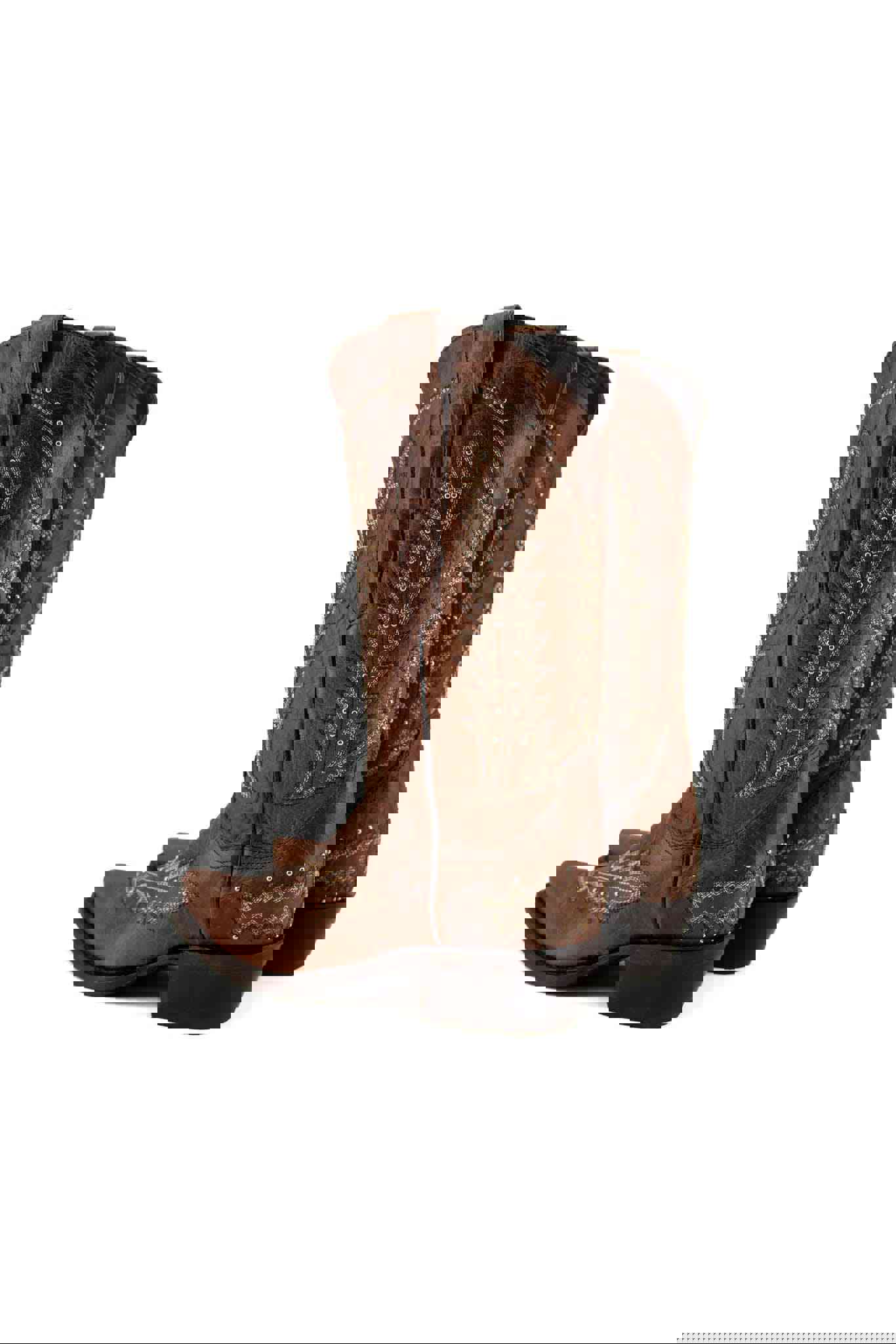 Rosario Cedro/Camel Frontier Cowgirl Boot
