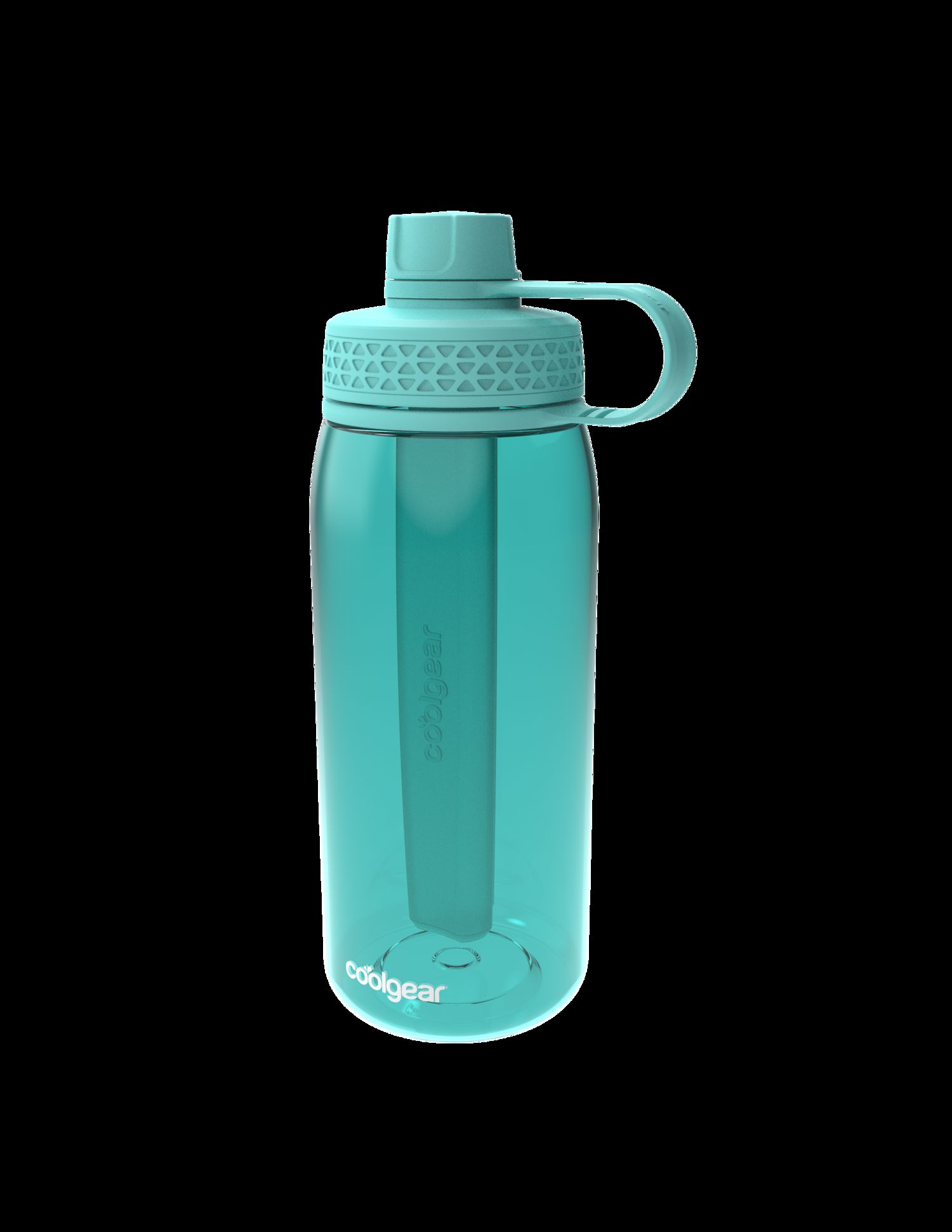 Cool Gear 4-Pack 32 oz System Chugger Bottle with Freezer Stick - Large Capacity Water Bottle for Gym, Outdoors, Travel