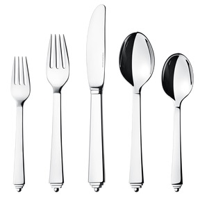 Pyramid Stainless Steel Mirror 5 Piece Flatware Set