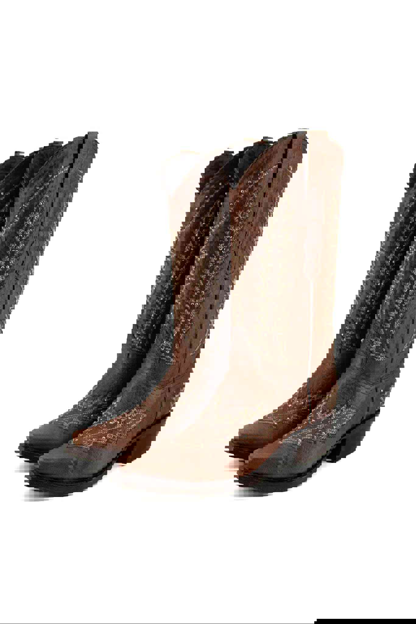 Rosario Cedro/Camel Frontier Cowgirl Boot