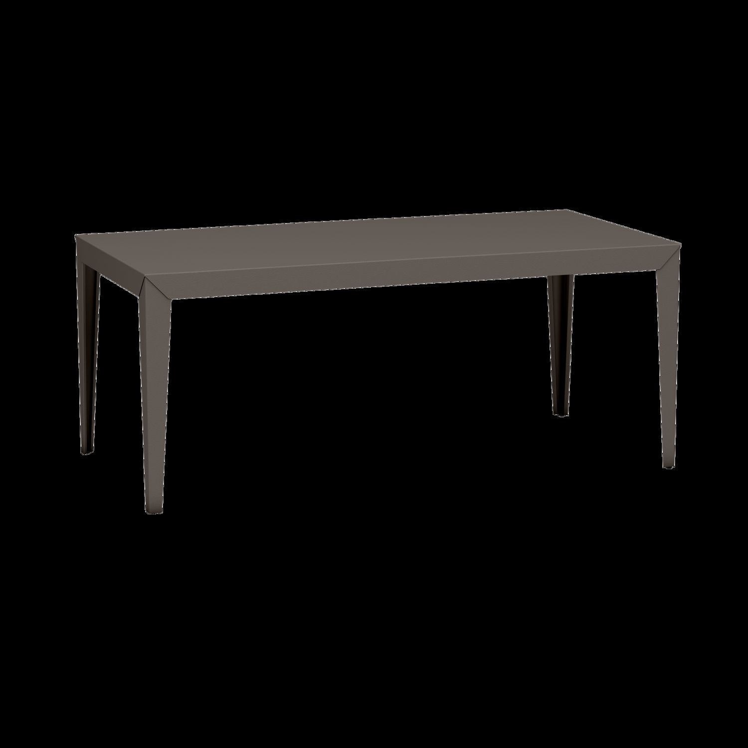 Zef Outdoor Rectangular Dining Table 71x35 - Customizable for Any Outdoor Gathering