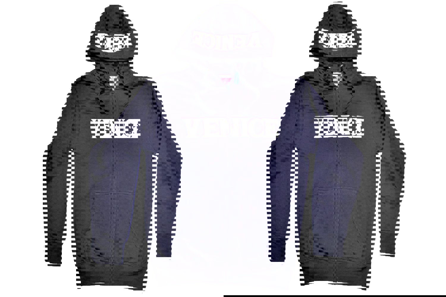 VENICE STREET WEAR HOODIE - Classic Pullover with Front Graphic