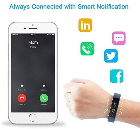 LETSCOM Fitness Tracker with Heart Rate Monitor, Activity & Sleep Tracker for All Ages