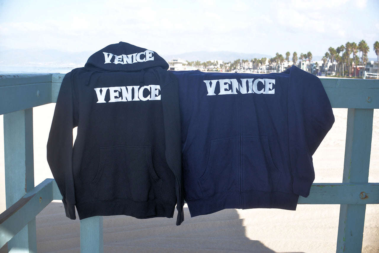 VENICE STREET WEAR HOODIE - Classic Pullover with Front Graphic