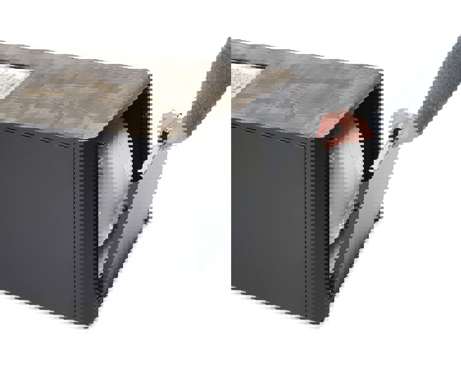 The Outdoor GreatRoom Company Kinney Rectangular Gas Fire Pit Table